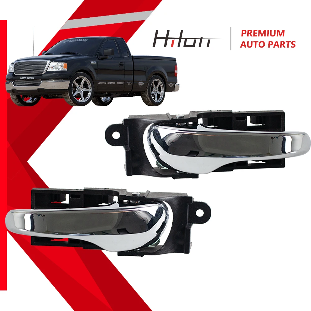 

Car Front Inner Door Handle Chrome For Ford F150 Pickup 1999 2000 2001 2002 2003 2004