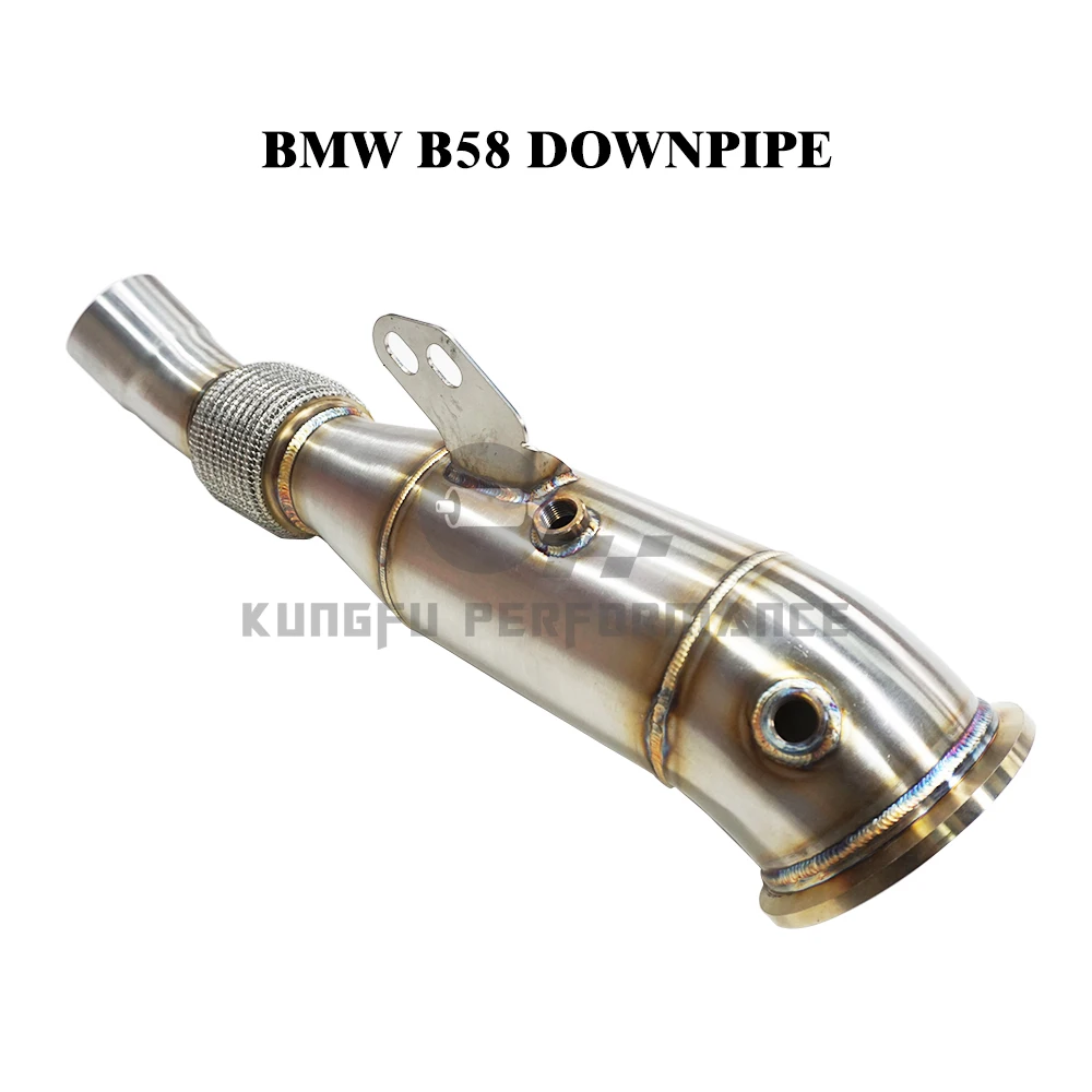 KUNGFU характеристики SS304 обновление 4 5 ''выхлопная труба B58 для B M W G30 F30