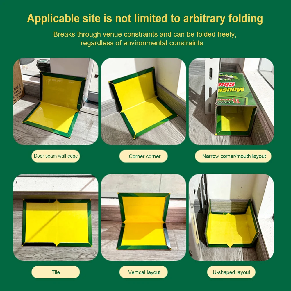 1-10 Шт. Сильные Липкие Ловушки Для Мышей Нетоксичные Приманки Борьбы С