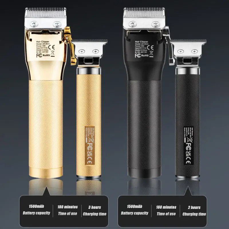 

Профессиональный набор для стрижки волос LM2033, парикмахерский салон, домашняя электрическая машинка для парикмахера, мужской триммер с резьбой, бритва