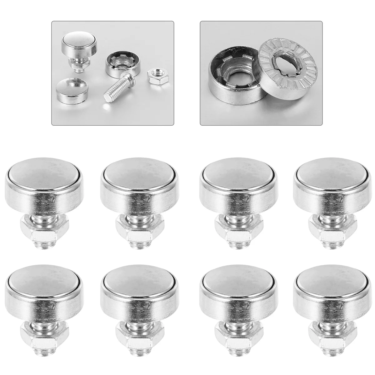 

4 Pairs Does Not Rust Screws License Plate Car Registration Plates Fixing Zinc Alloy Anti-theft