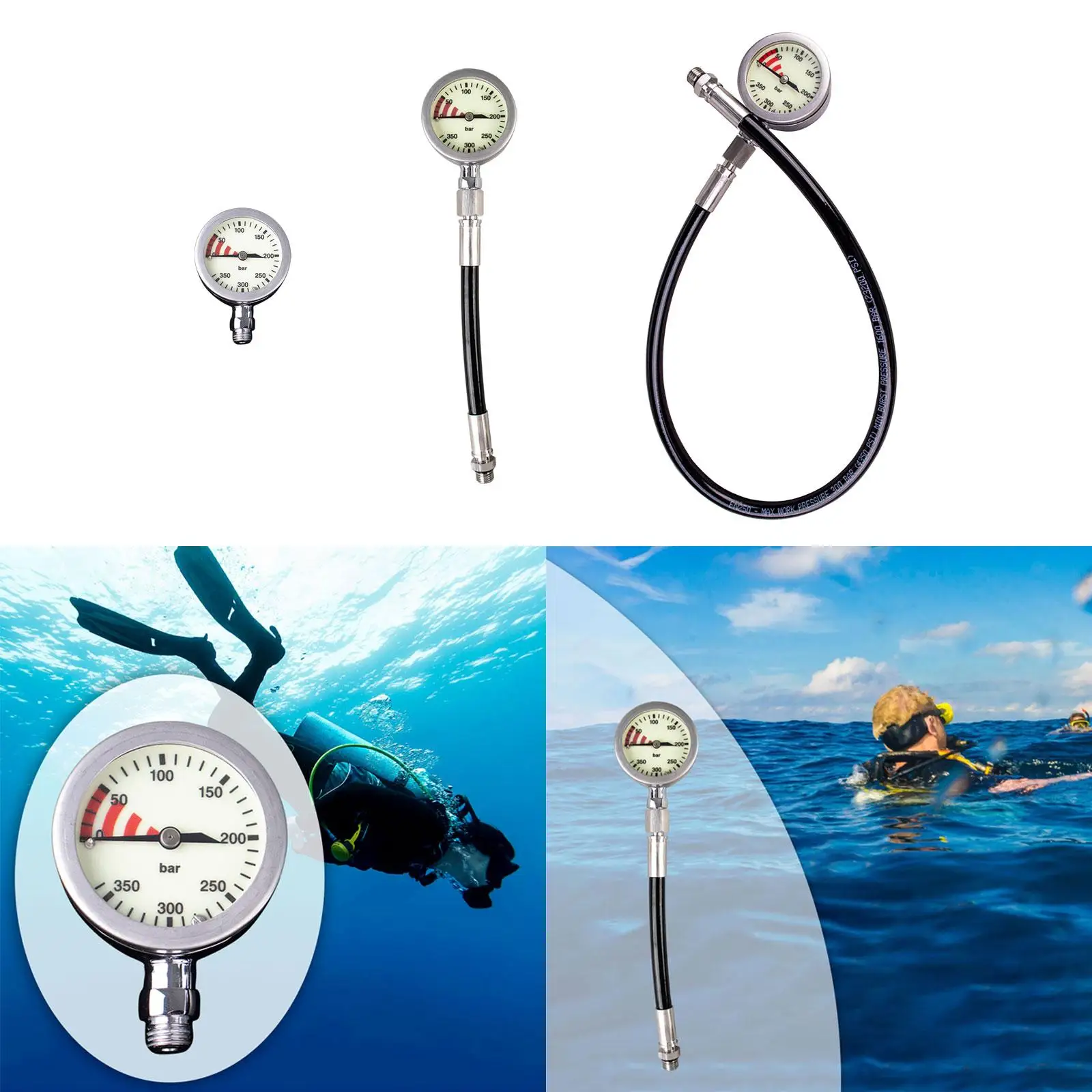 Детали для датчика давления дайвинга светящиеся ремонтные принадлежности BCD