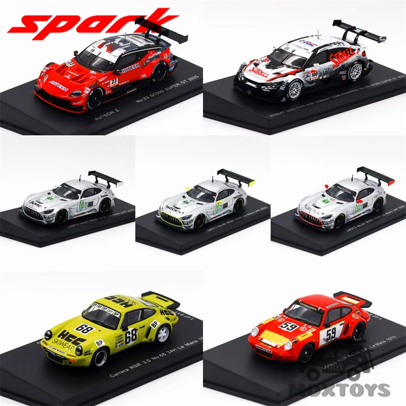Фото Модель автомобиля Spark 1:64 AUTECH Z CIVIC TYPE R GT500 LMGT3 Carrera RSR из литого металла №1
