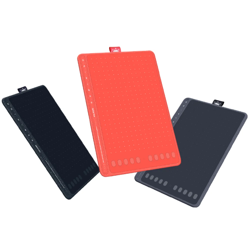 

Colorful pen tablet Huion HS611 large size work area tilt function multimedia keys graphics design digital drawing pen tablet