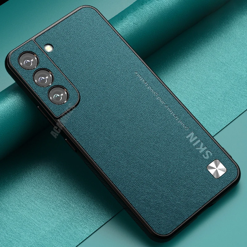 

S 21 22 Luxury Leather Case For Samsung Galaxy S21 S22 Plus Ultra S20 Fe Silicone Back Cover S21plus S22plus S21ultra S21fe S10