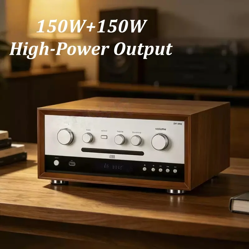 Стереоусилитель DM500 со встроенным CD-плеером, Bluetooth 5.0, USB-входом, Hi-Fi усилитель для домашних акустических систем (art.: 3920dbc2c8fe3) - 3920dbc2c8fe3