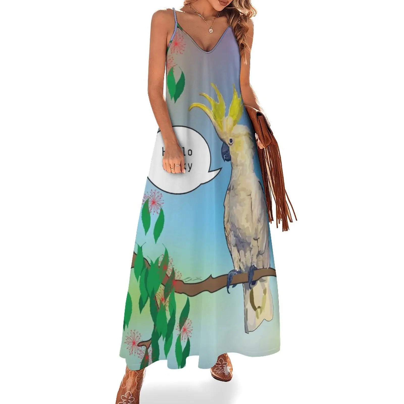 Женское летнее платье без рукавов Hello cuy модное для девочек 2023