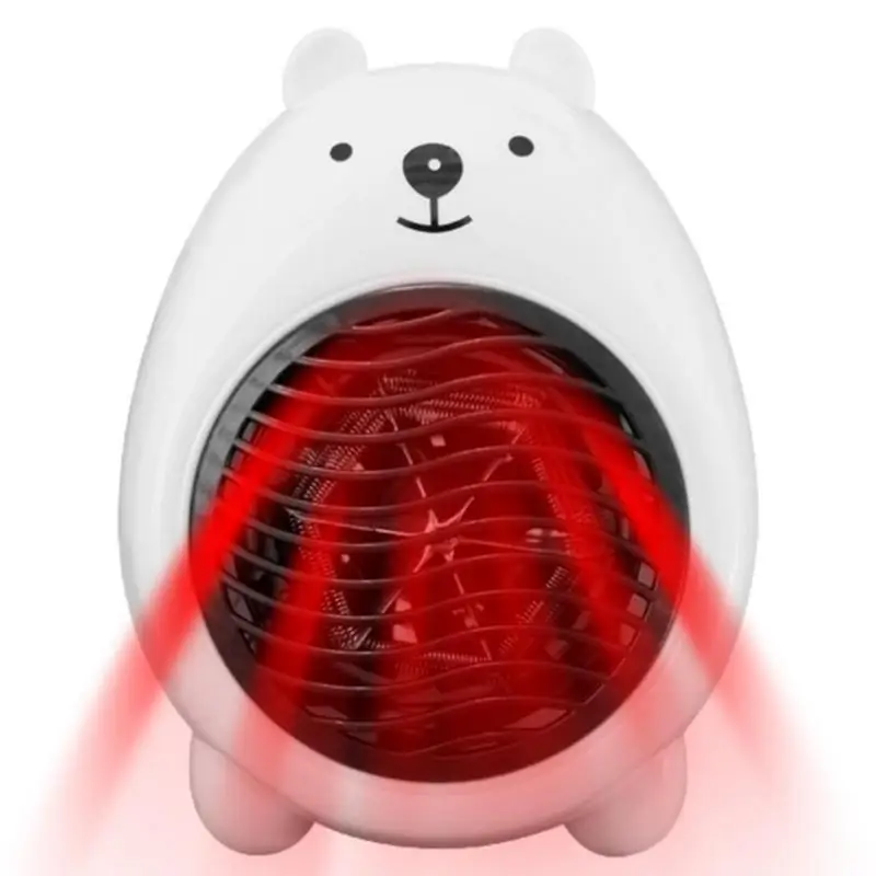 Cute Cartoon Mini Heater Portable Desktop Heater For Office Quiet Small Energy Efficient Space Heaters 400