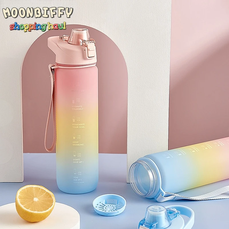 

Super Large Capacity Trend Cool Water Bottle Men and Women Travel Outdoor Water Cup Summer Fitness Sports Ball To Drink Water
