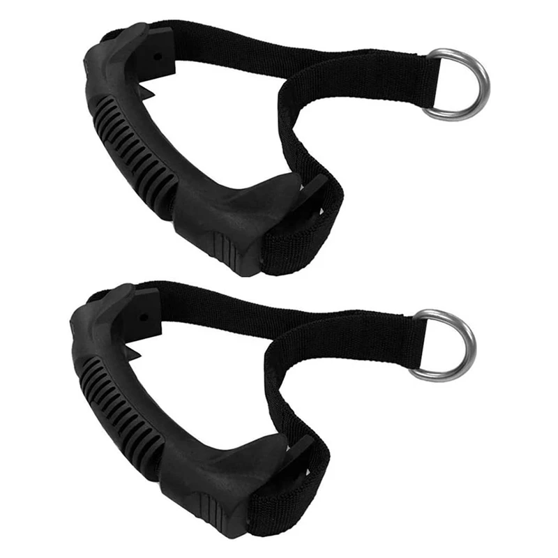 

2 PCS Resistance Band Handle Fitness Equipment Pull Rope Grips Strength Training Ropes Handles Gym Workout Accessories