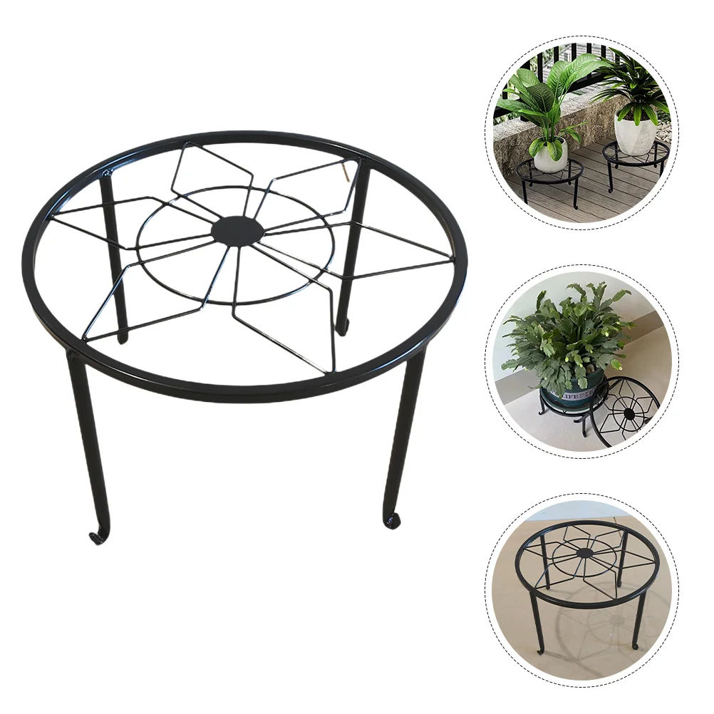 

Flower Pot Stand Iron Rack Plant Decor Living Room Metal Indoor Stands Flowerpot