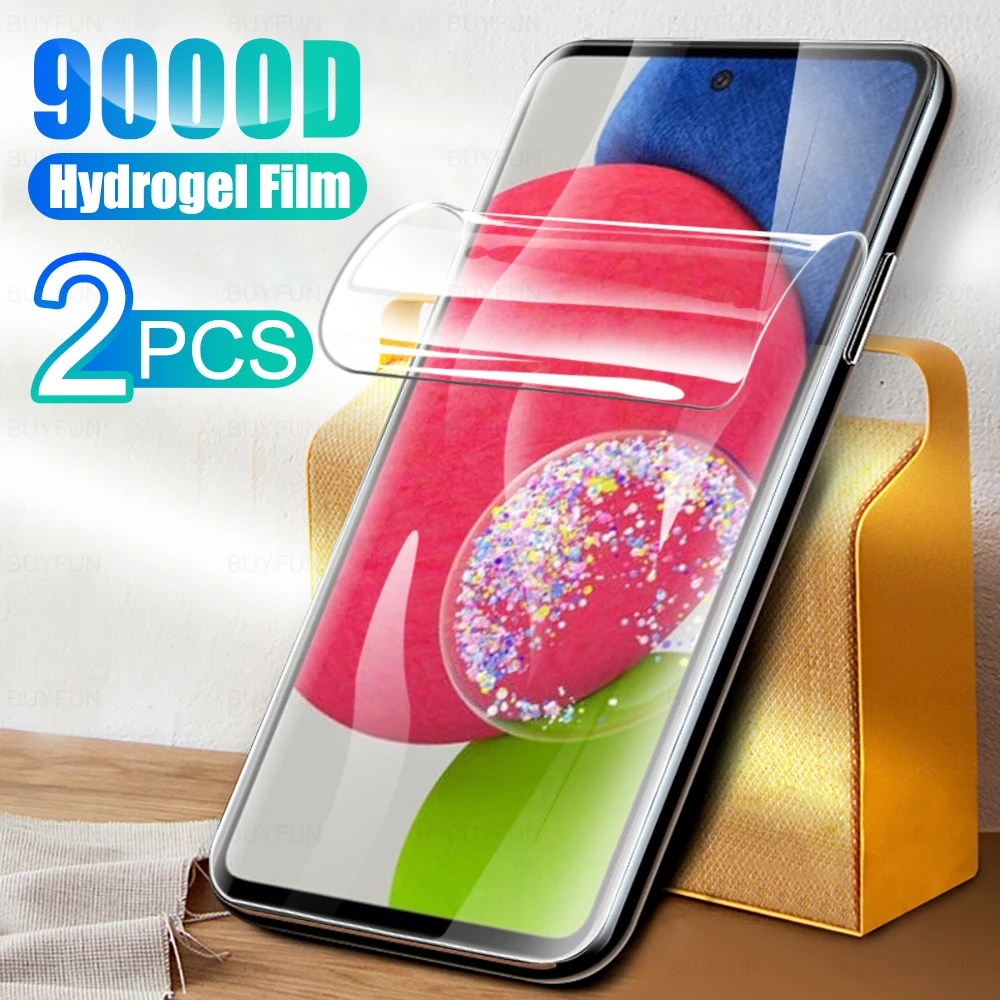 

2 шт., Гидрогелевая Защитная пленка для экрана Samsung Galaxy A52s