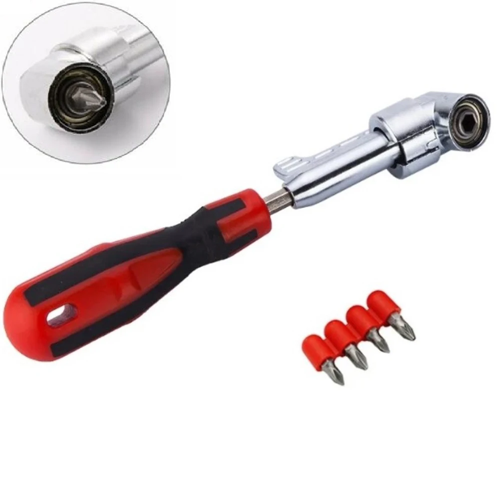 Extension Bit Drill Adapter Home 105 Degree 200mm Angle Cornerer Drills Efficient Electric Magnetic Precision Replace