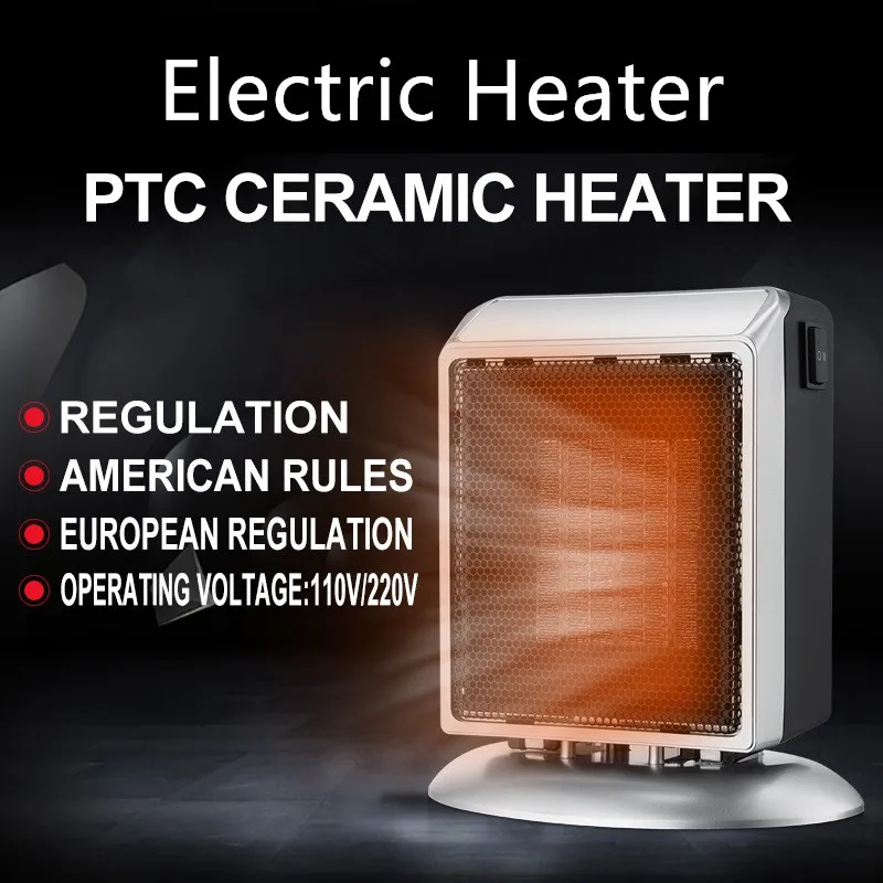 

900W/400W Electric Heater 110-220V Room Heating Warmer Two modes Mini Portable Heater Space Winter Warmer Machine