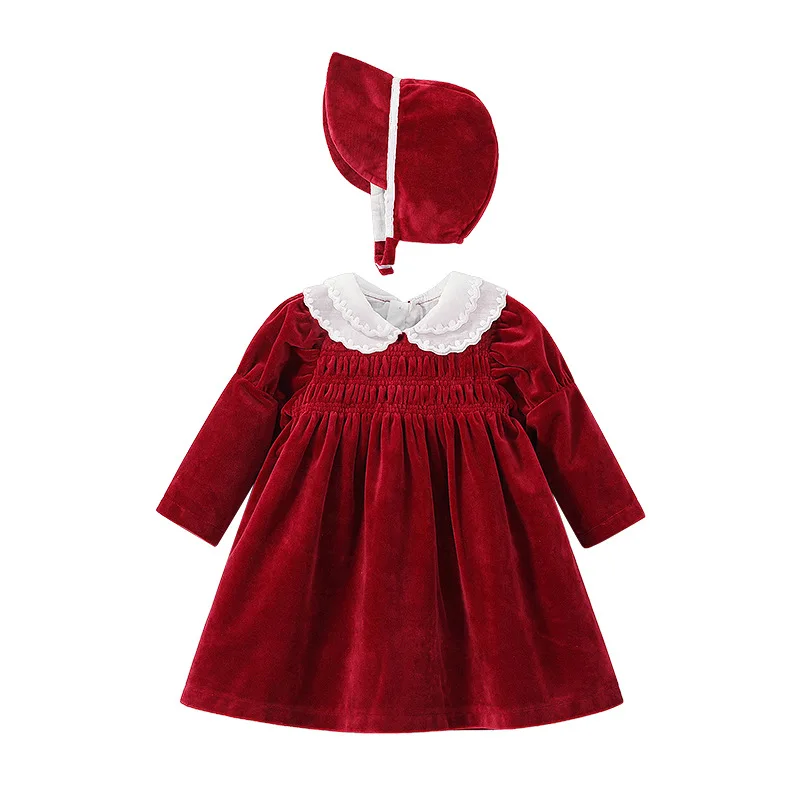 

Kids Dress for Girls Red Party Dress for Toddler Baby Kids Dresses Princess Vestidos Autumn Winter Costume for Girl Clothe
