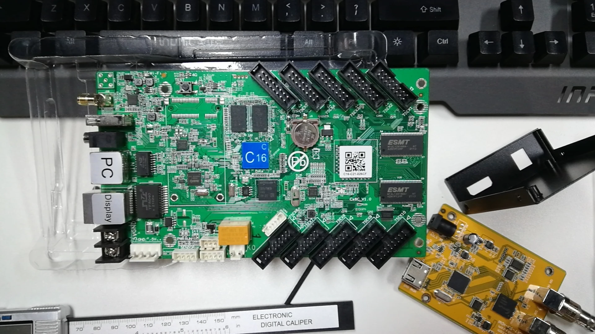 Полноцветный Асинхронный контроллер Huidu C16C система управления светодиодный