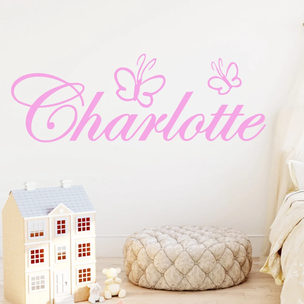 1 шт. виниловые обои в рулоне с бабочкой декоративные для детской комнаты