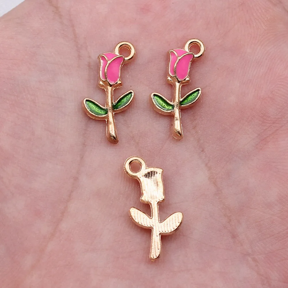 Эмалевые цветы новая модель подвесок для изготовления ювелирных изделий