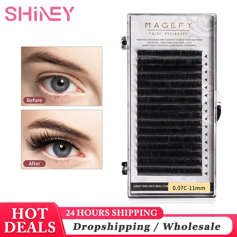 

MAGEFY Classic False Eyelashes 3D Mink Lashes Natural Eyelash Extension Makeup Thick Fake Eyelashes Tools