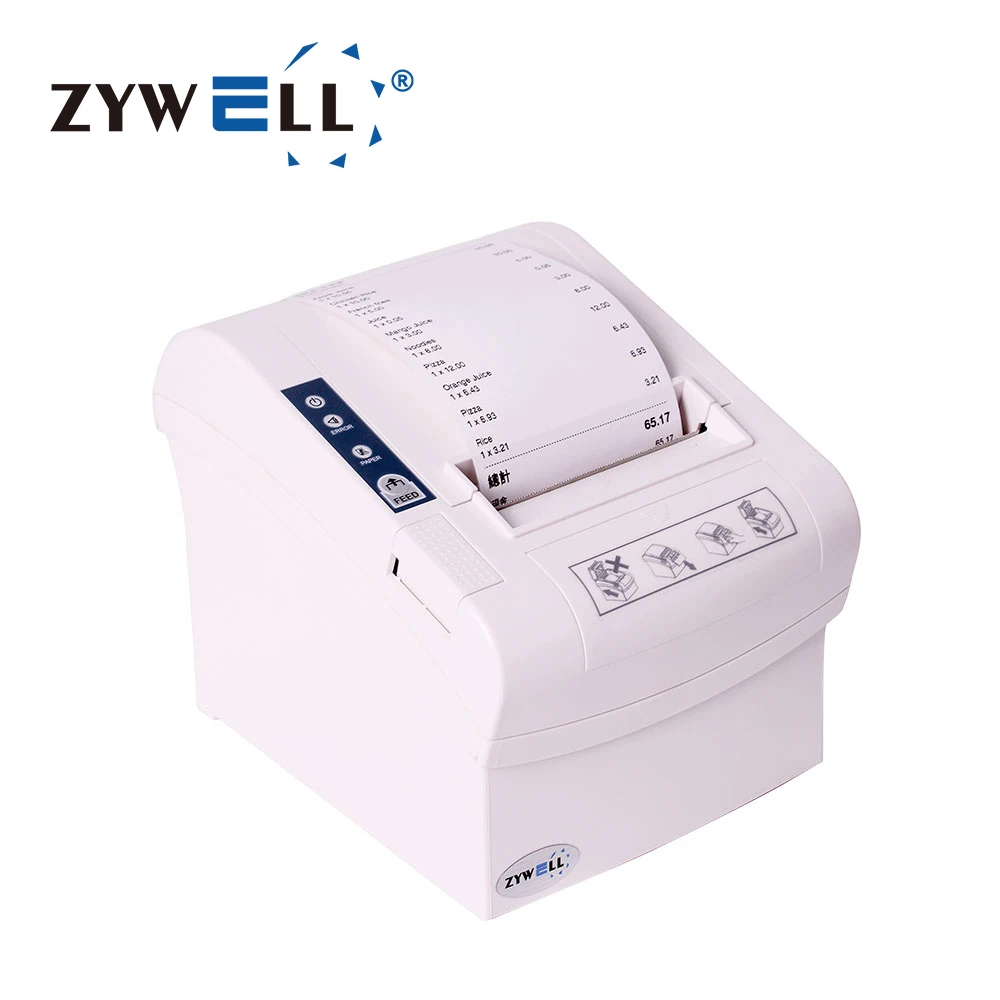 Фото Новый термопринтер ZYWELL ZY806 80 мм для чеков и заказов, безчернильный, Wi-Fi, модель 2026 года №3