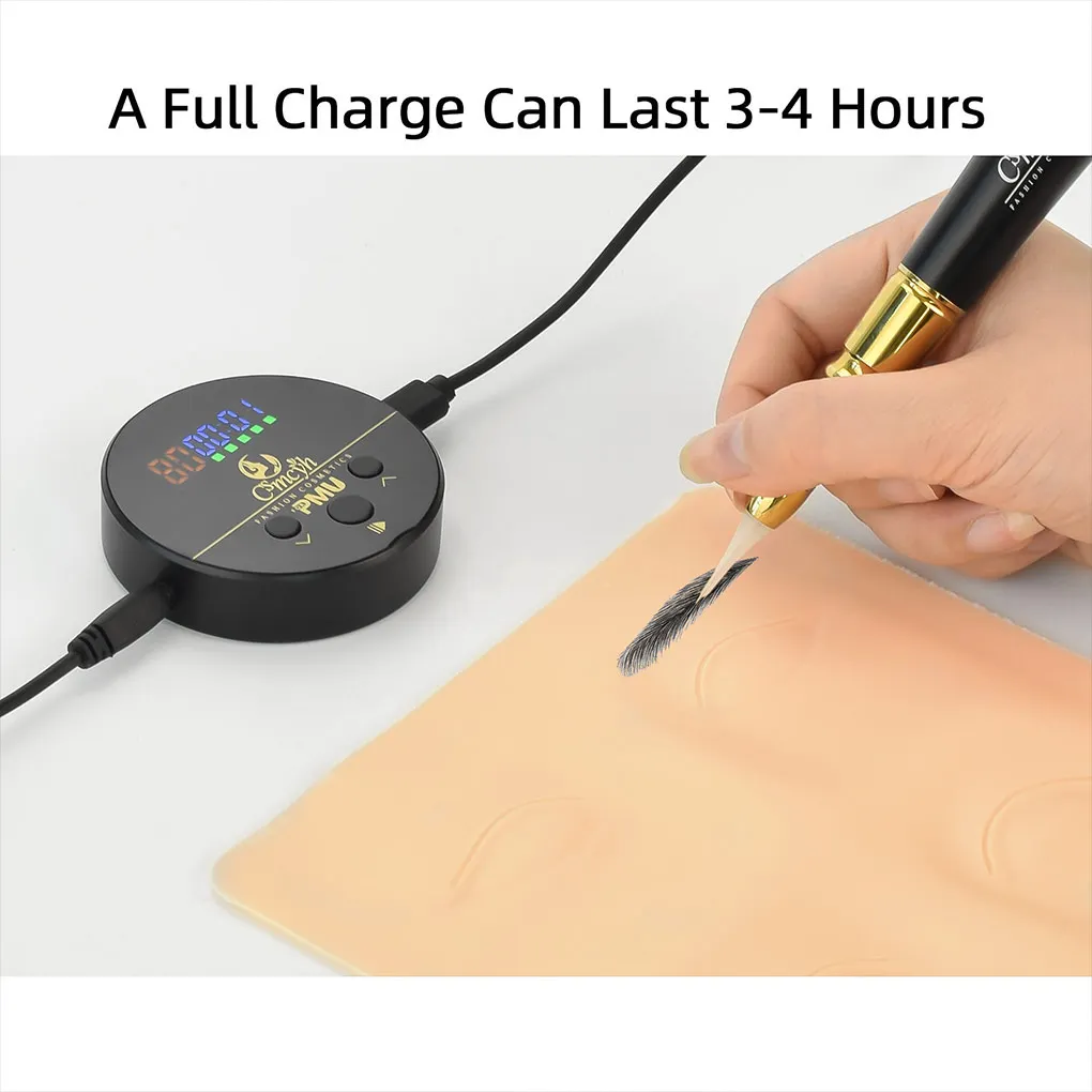 

Машинка для нанесения макияжа из алюминиевого сплава, профессиональная практичная карандаш-брызговик для быстрой раскраски бровей, Канцто...