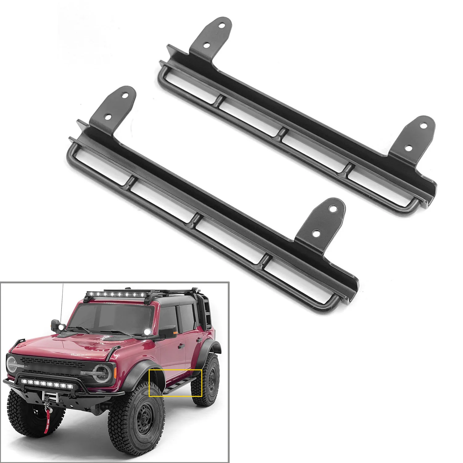 

Автомобильная педаль Toucan CCHand, металлическая педаль, запчасти для traxxсасасас, бронкоо 2021, обновления 1/10 цветов