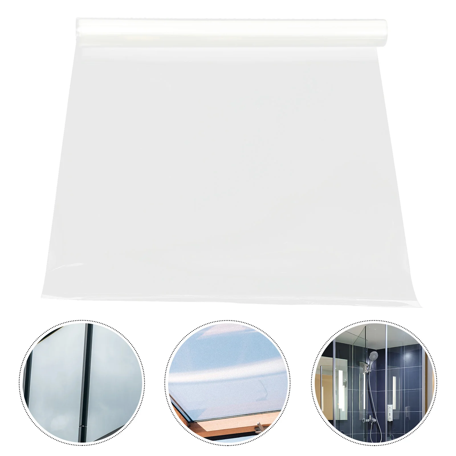 

1 Sheet Protective Glass Film Adhesive Window Film Anti-explosion Glass Film Plastic Glass Film