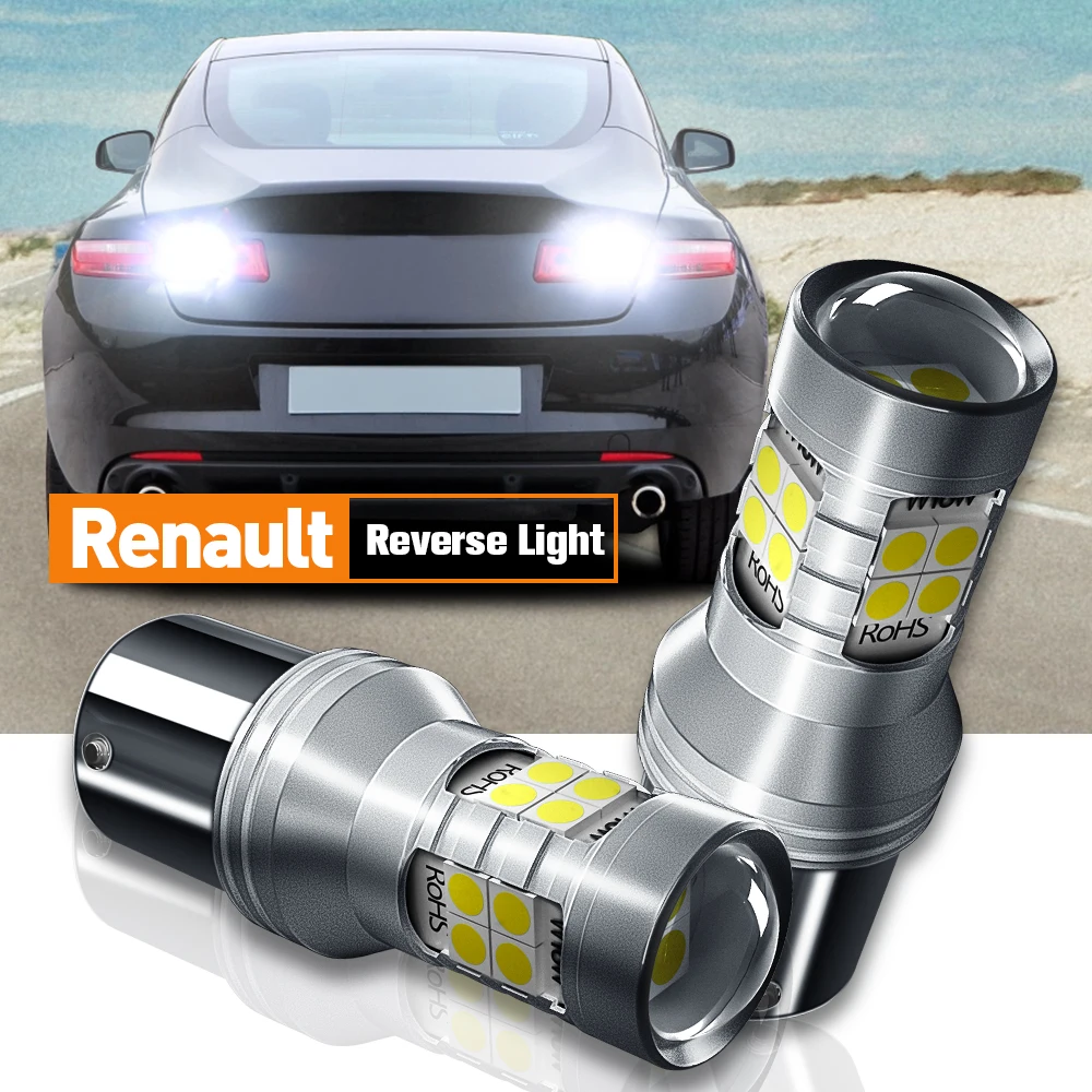 

2pcs LED Reverse Light Backup Lamp P21W BA15S Canbus For Renaul Grand Scenic Laguna Logan Master Megane 1 2 3 CC Sandero Twingo