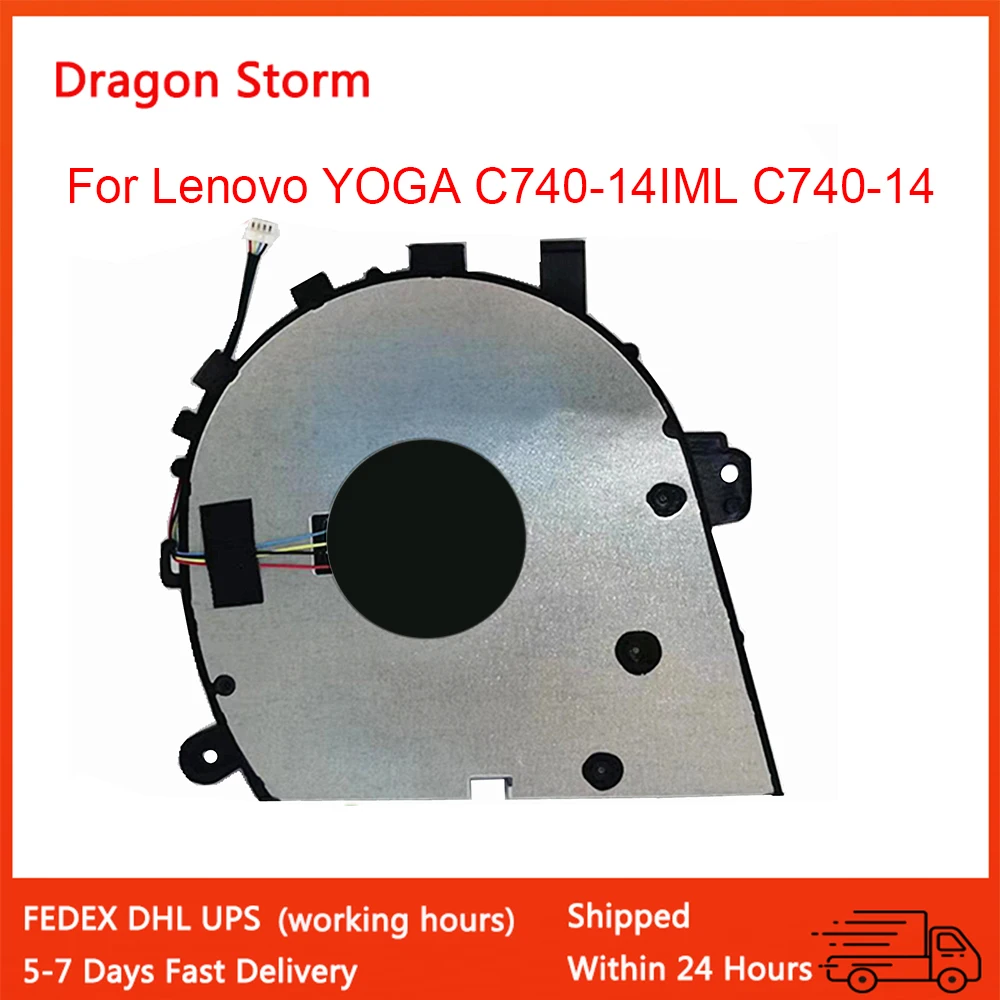 

Новый вентилятор охлаждения процессора ноутбука DC5V 4Pin для Lenovo YOGA C740-14IML C740-14
