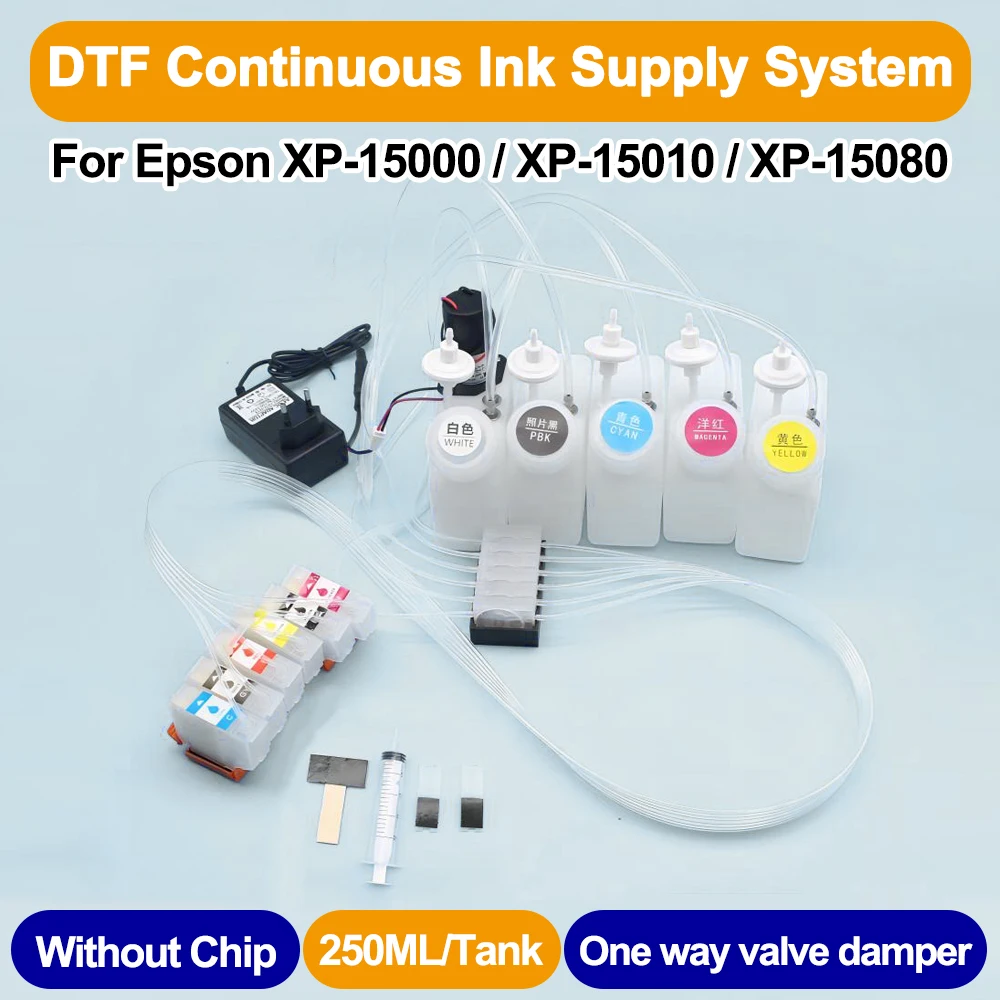 XP-15000 250 мл DTF СНПЧ для Epson Для XP15000 Мешалка-миксер Массовый резервуар чернил