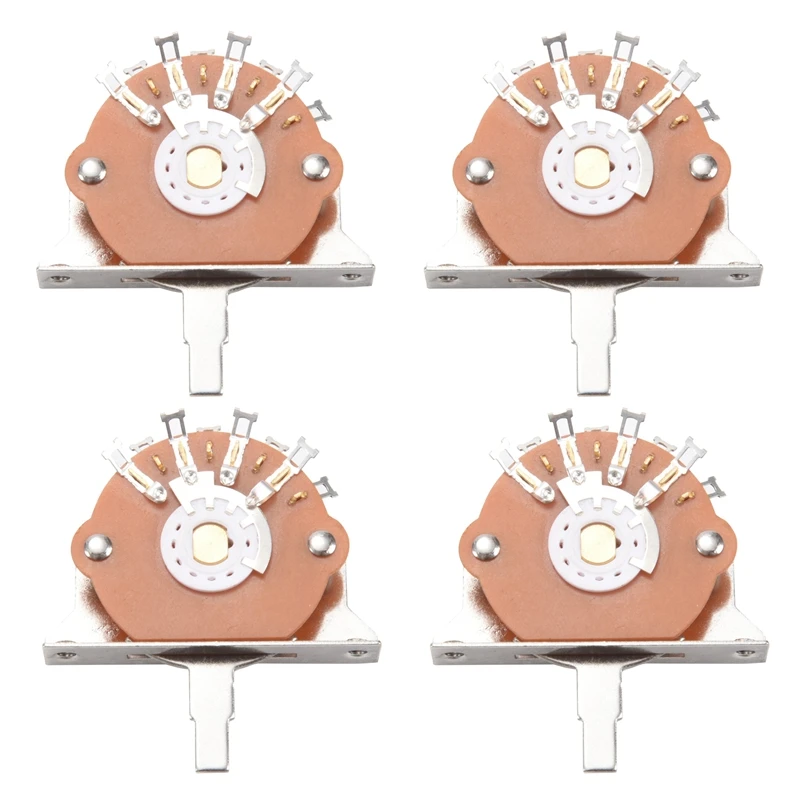 4-кратный черный 5-позиционный рычажный переключатель для электрической