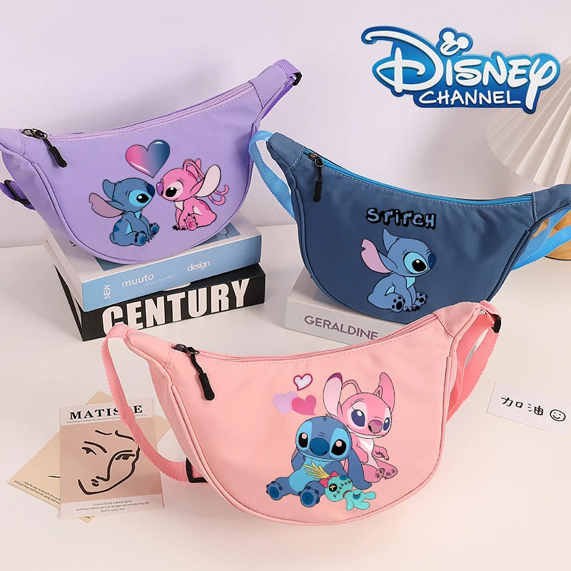 Disney Lilo &amp Stitch Hobos сумка через плечо с клецками женские сумки на одно легкая