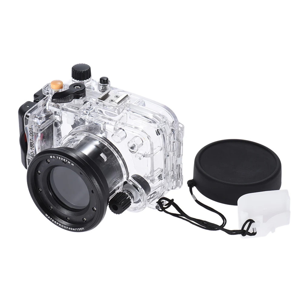 Водонепроницаемый чехол Mcoplus RX100II 40M130ft для подводной съемки для камеры Sony DSC-RX100 Mark II RX100II RX100 II (art.: 3920d960ac34e) - 3920d960ac34e