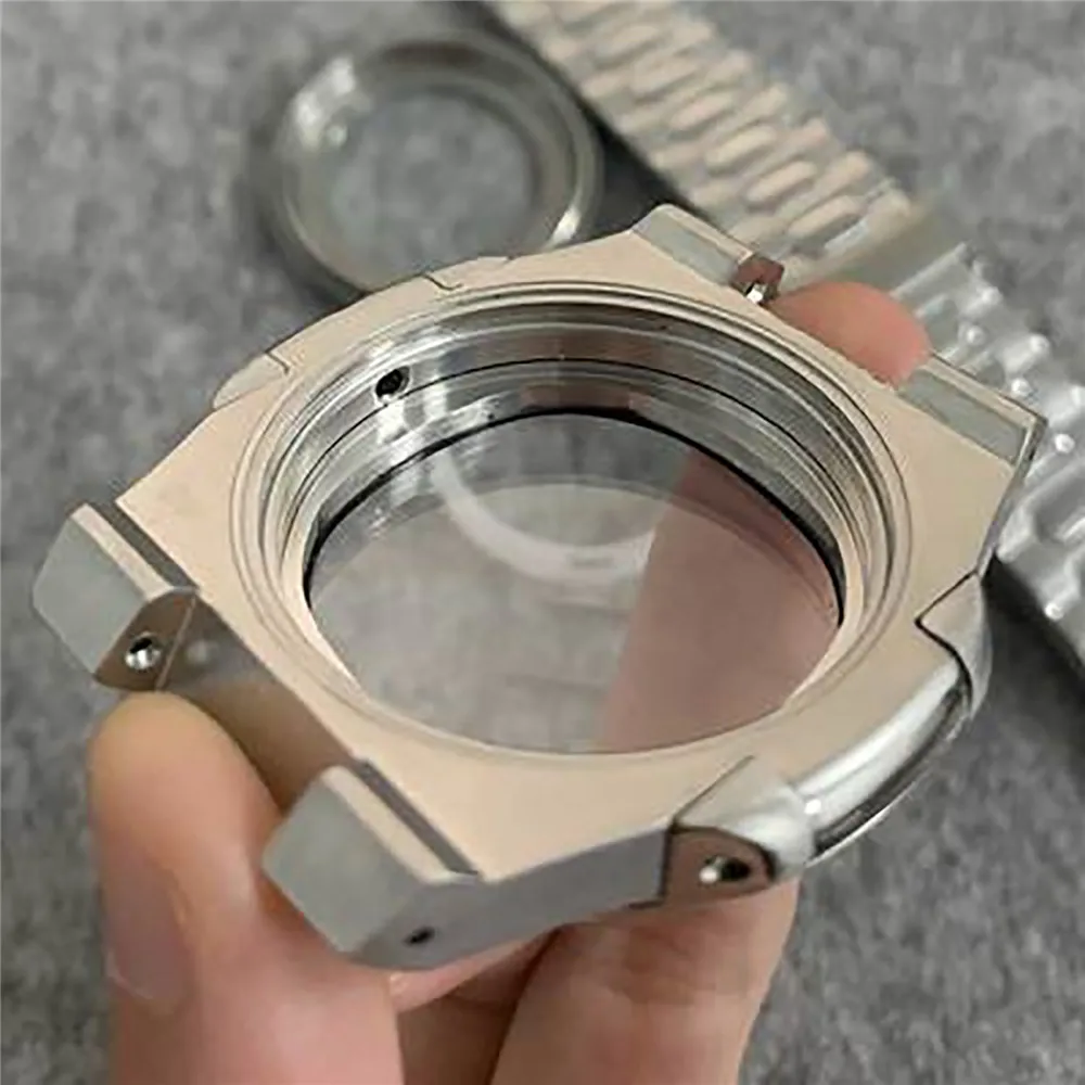 NH35 Watch Case Strap Dial Hands Set, 41mm Sapphire Glass Case Watch Accessories for NH35 NH36 Automatic Movement enlarge