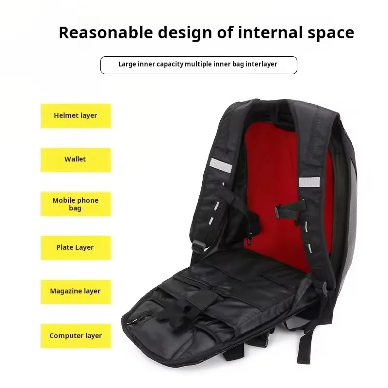 30L-48L водонепроницаемые мотоциклетные рюкзаки с твердым корпусом сумки для