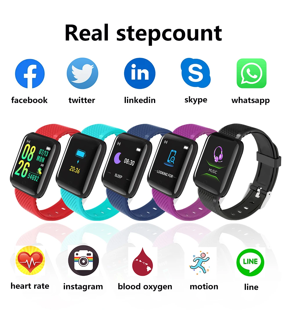 

116plus Sports Smart Watch Smart Watch for Women Smart Watch for Men kids Watch watch for kids Alarm clock watch SMS Alerts