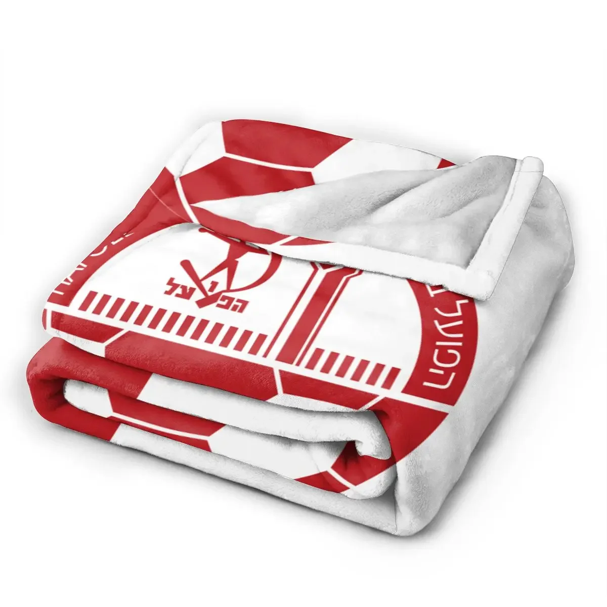 Всесезонное флисовое одеяло Hapoel Beer Sheva ультрамягкое фланелевое с цифровым