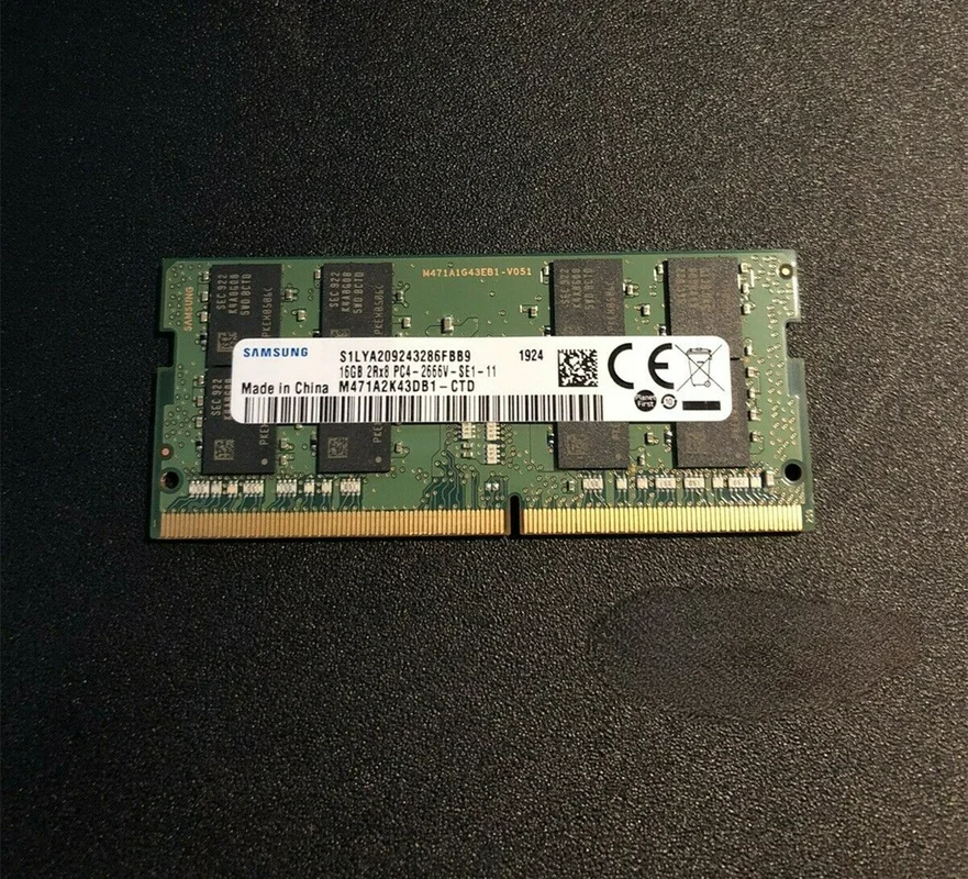 

RAM 16G 2RX8 PC4-2666V DDR4 2667 M471A2K43DB1-CTD Notebook Memory