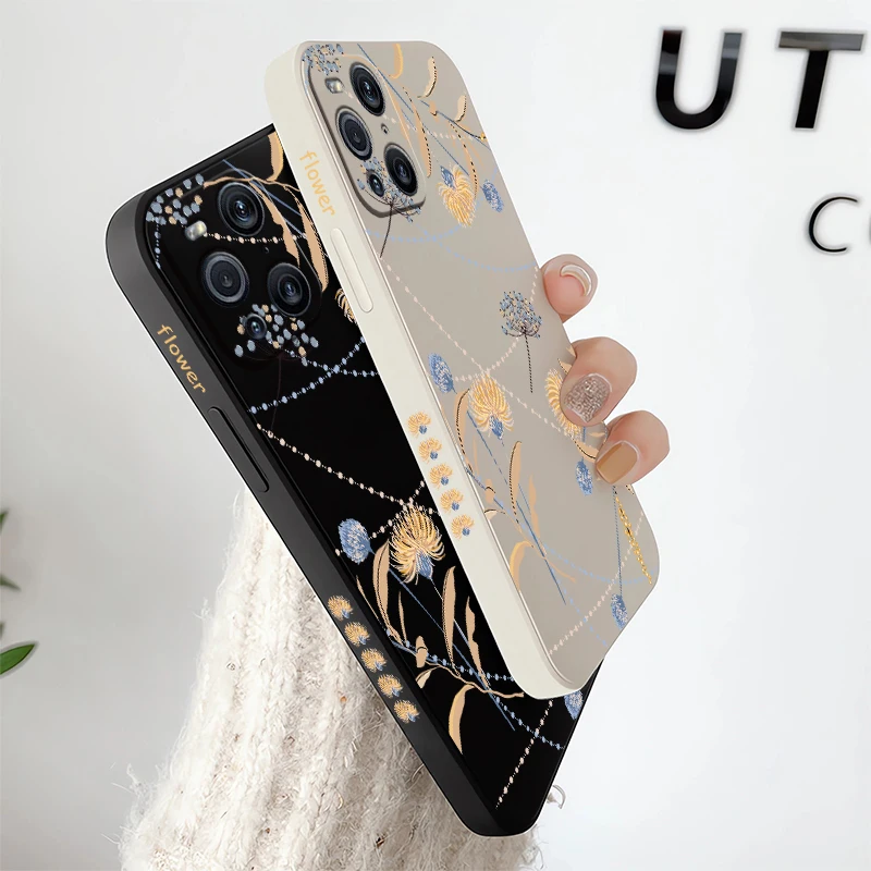 Яркий чехол с яркими цветами для OPPO F7 F9 F11 F21 F15 F17 F19 F19S Pro силиконовый