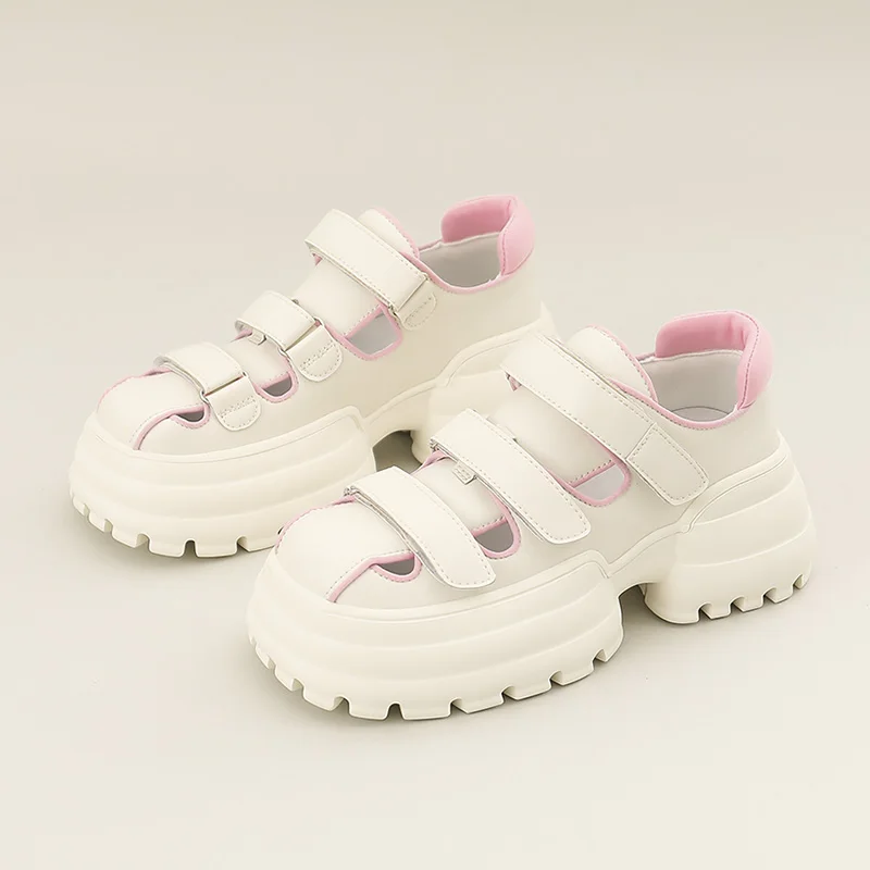 AIYUQI Genuine Leather Sandals Women 2023 Summer New Style Outerwear Toe Sandals Girls Casual Platform Roma Sandals Women