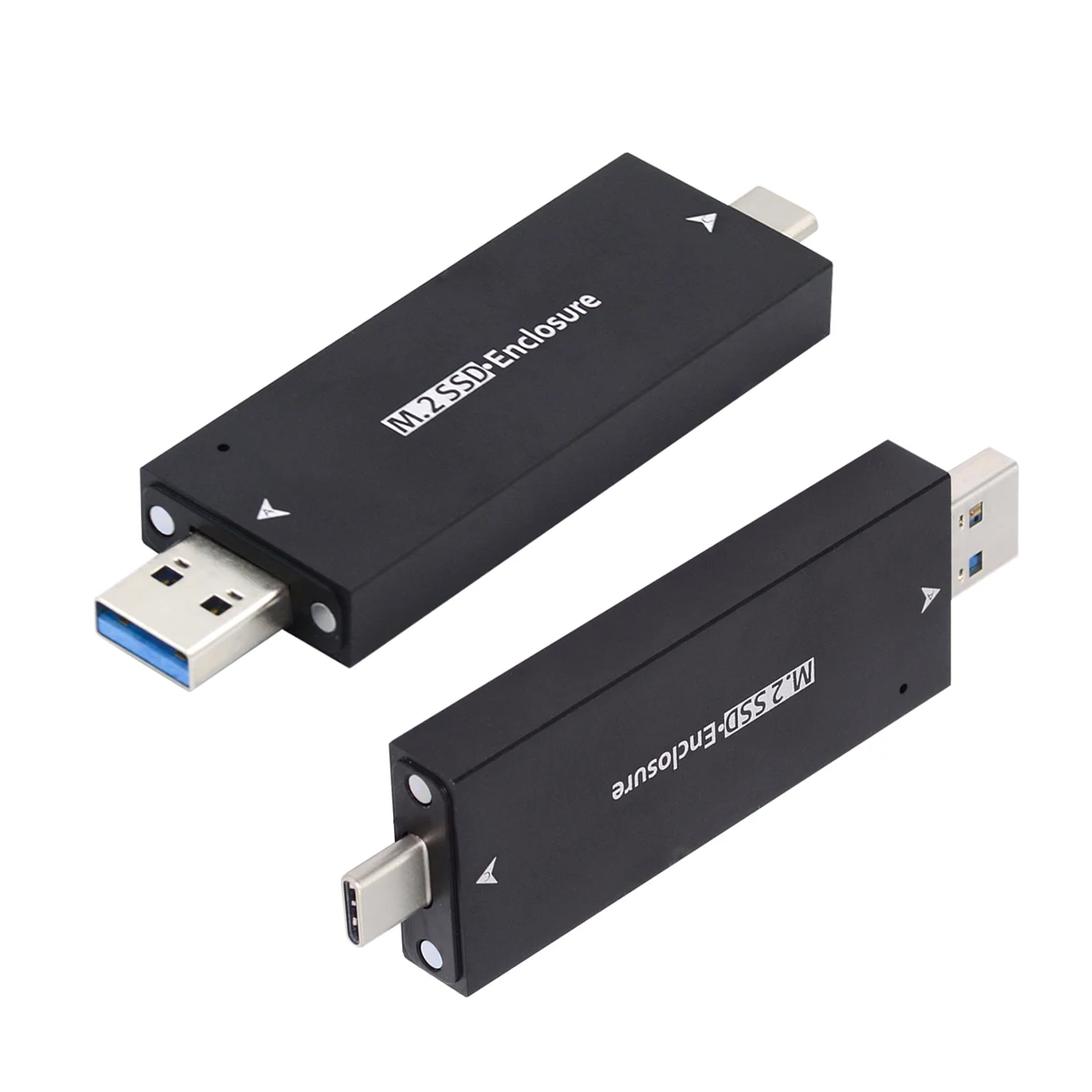 RTL9210B Chipset PCBA Case 2230/2242mm Adapter Combo Type-C & USB3.0 to NVME M-key M.2 NGFF SATA SSD