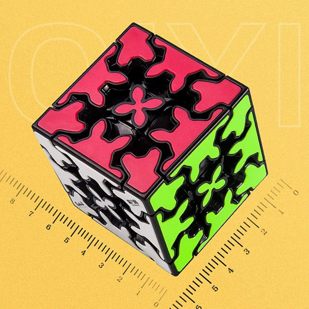 Кубик-головоломка Qiyi 3x3x3 трехмерный вращающийся на 360 градусов