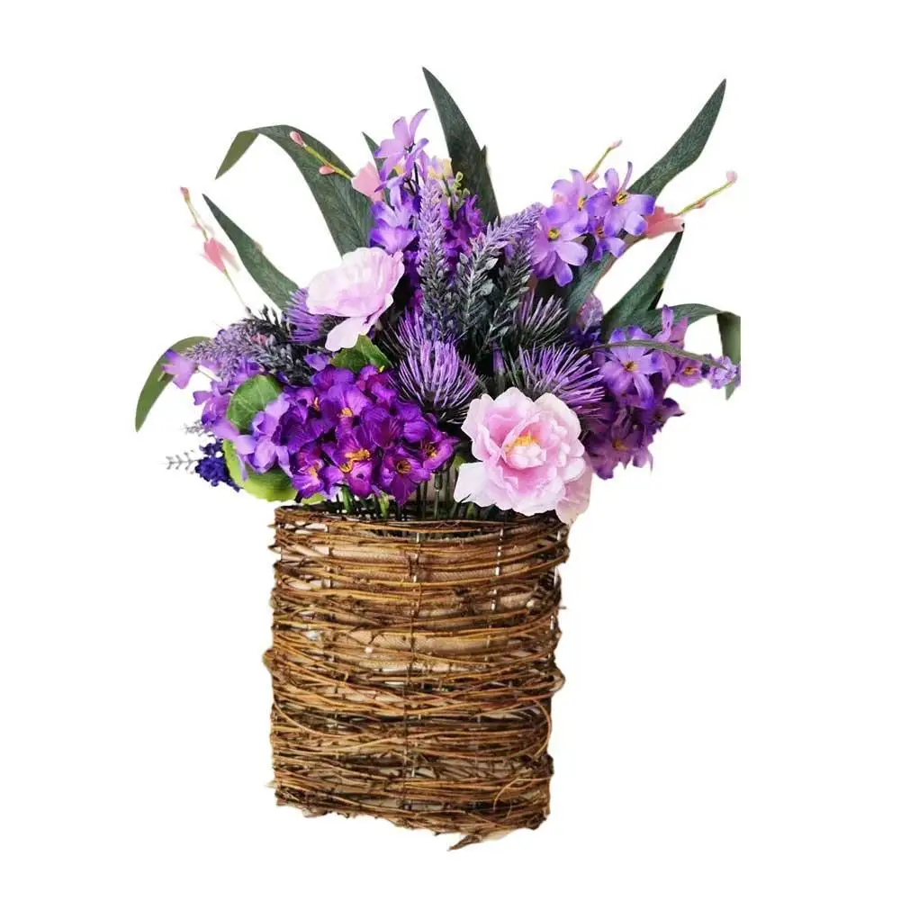 

Lavender Basket Wreaths -Mother's Day Floral Wreath, Gift For Mom