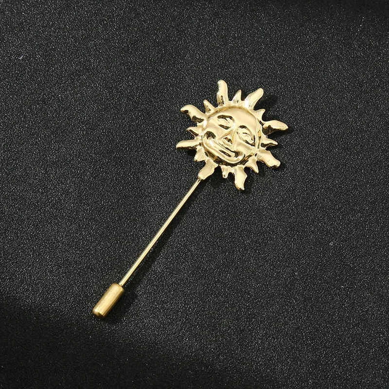 Мужская брошь простая элегантная художественная ретро-акция повседневный