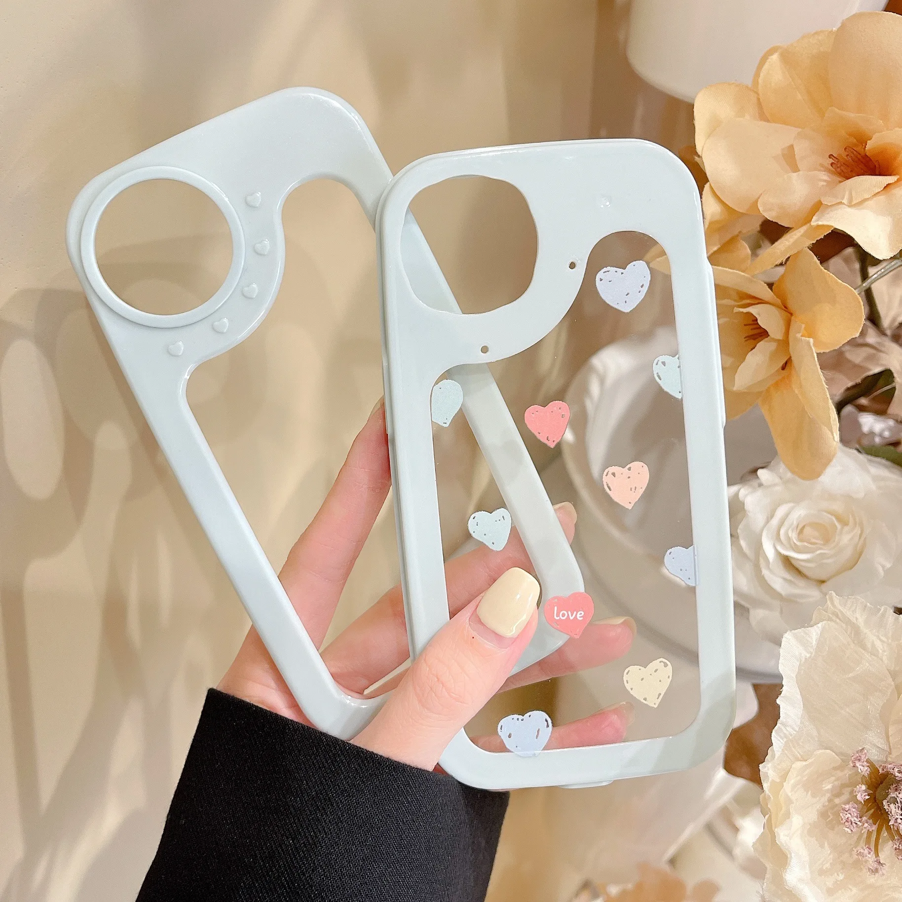 

Прозрачный чехол в Корейском стиле для iPhone 13 Pro MAX 12 11 XR X XS