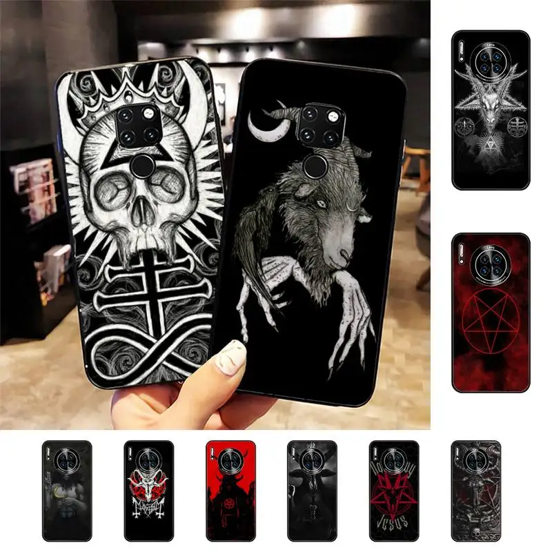

Devil Satan Phone Case for Huawei Mate 20 10 9 40 30 lite pro X Nova 2 3i 7se