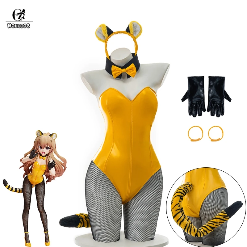 ROLECOS Toradora! Костюм для косплея Taiga Aisaka комбинезон Aisaka: Tiger Ver костюм кролика девочки