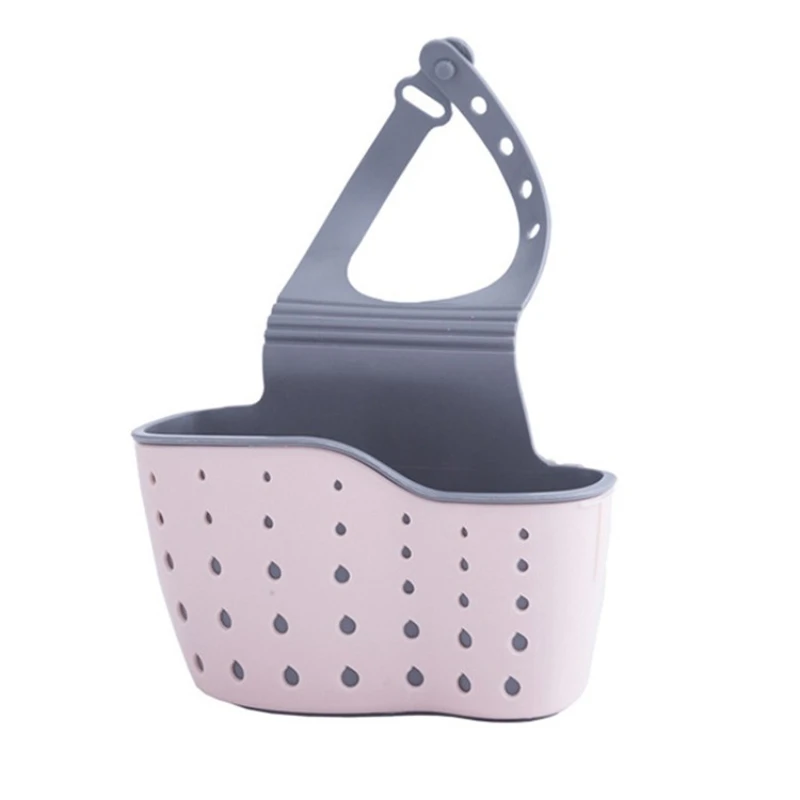 

Household Supplies Kitchen Utensil Kitchen Tools Sink Drain Basket Sink Shelving Hanging Blue Pink Beige