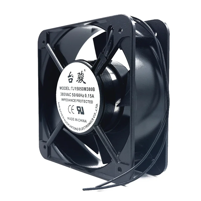 150*150*50MM Taijun TJ15050M380B 380VAC 0.15A 15CM Cabinet Silent Powerful Cooling Exhaust Fan