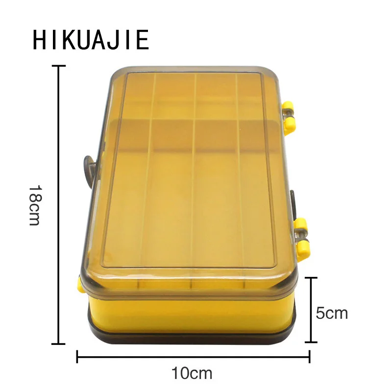 Soft Bait Hard Bait Fishing Bait Storage Box Double Sided Split Box Portable Plastic Storage Box Accessories Box Fishing Gear